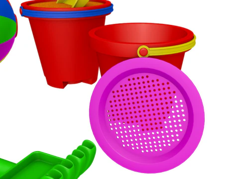 Beach Sand Toys 3D Model