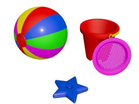 Beach Sand Toys 3D Model
