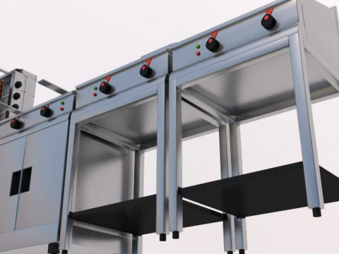 Commercial Kitchen Appliances Collection 3D Model