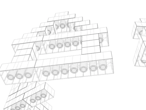 Lego Bricks 2 Shapes Collection 3D Model