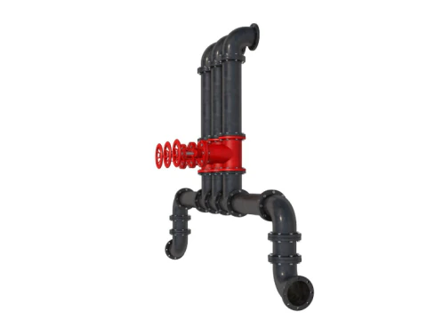 Industrial Pipes 3D Model
