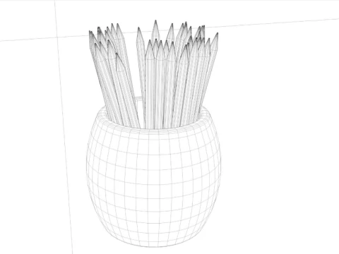 Office Supplies Collection 3D Model