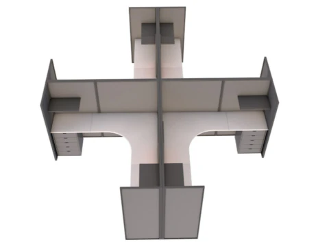 Cubicle 3D Model