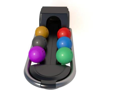 Bowling Alley Lane 3D Model