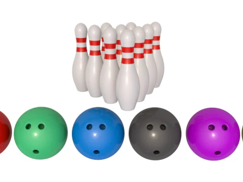 Bowling Alley Lane 3D Model