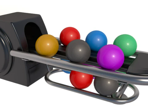 Bowling Alley Lane 3D Model