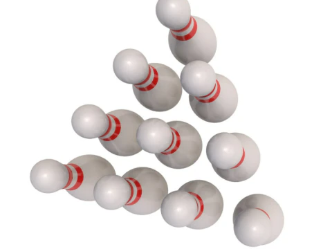 Bowling Alley Lane 3D Model