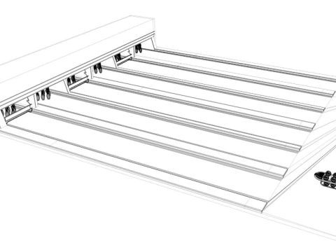 Bowling Alley Lane 3D Model