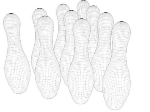 Bowling Alley Lane 3D Model