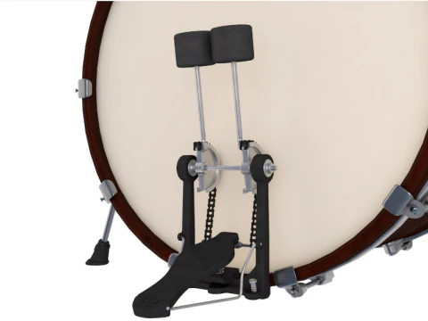 Acoustic Drum Kit 3D Model