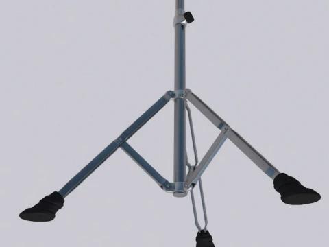 Acoustic Drum Kit 3D Model