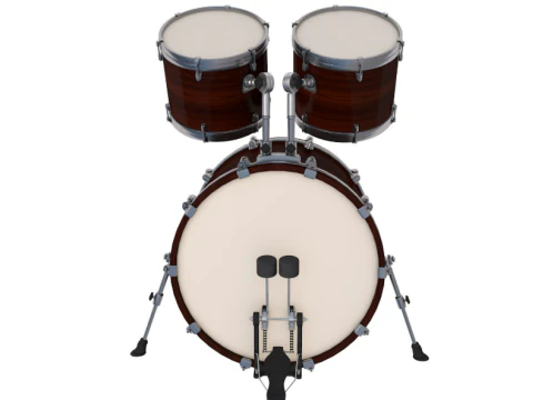 Acoustic Drum Kit 3D Model