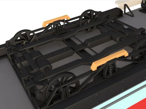 San Francisco Cable Car 3D Model