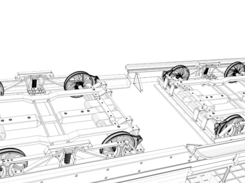 San Francisco Cable Car 3D Model