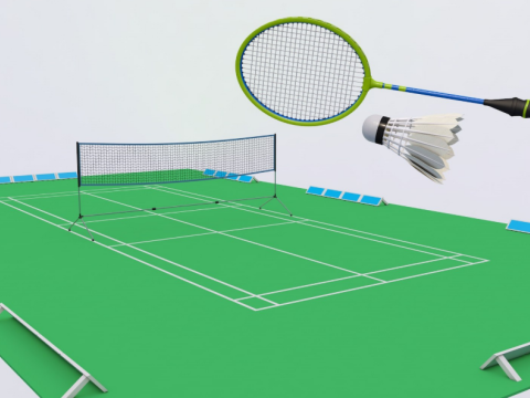 Badminton Collection 1 3D Modell