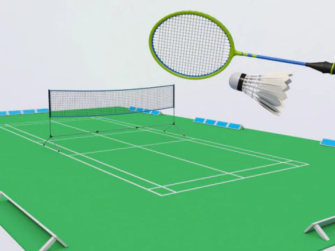 Collezione di badminton 1 Modello 3D