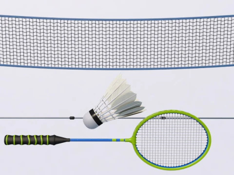 Badminton Collection 1 3D Model