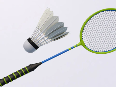 Badminton Collection 1 3D Model