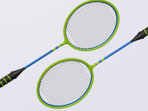 Badminton Collection 1 3D Model