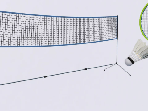 Badminton Collection 1 3D Model
