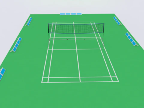 Badminton Collection 1 3D Model