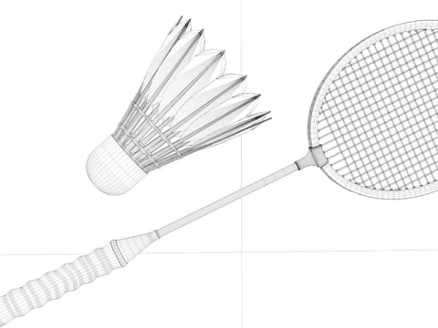 Badminton Collection 1 3D Model