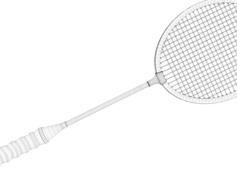 Badminton Collection 1 3D Model