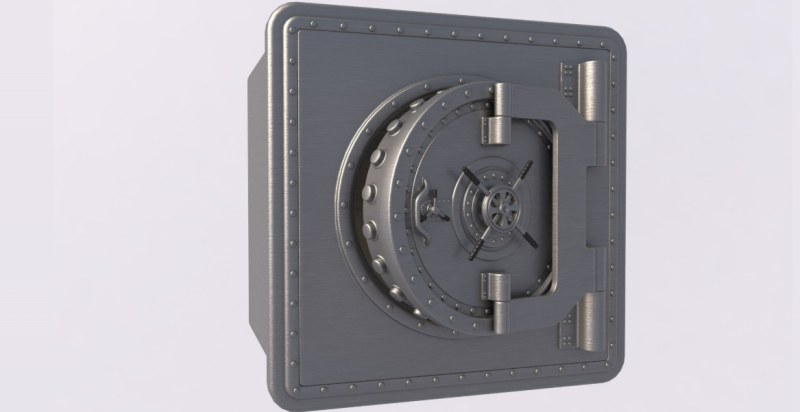 Realistic Vault 3D Model .c4d .max .obj .3ds .fbx .stl .blend 