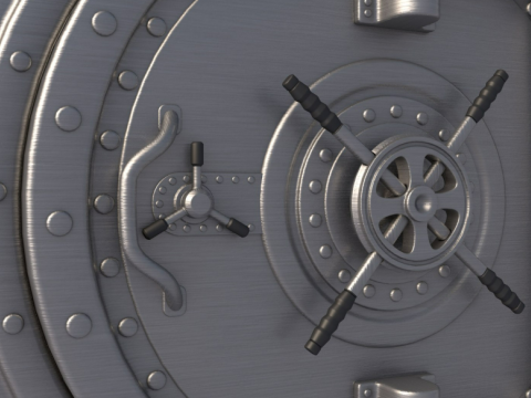 Realistic Vault 3D Model