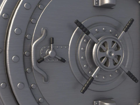Realistic Vault 3D Model