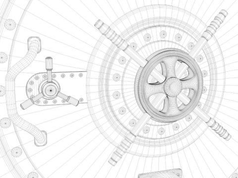 Realistic Vault 3D Model