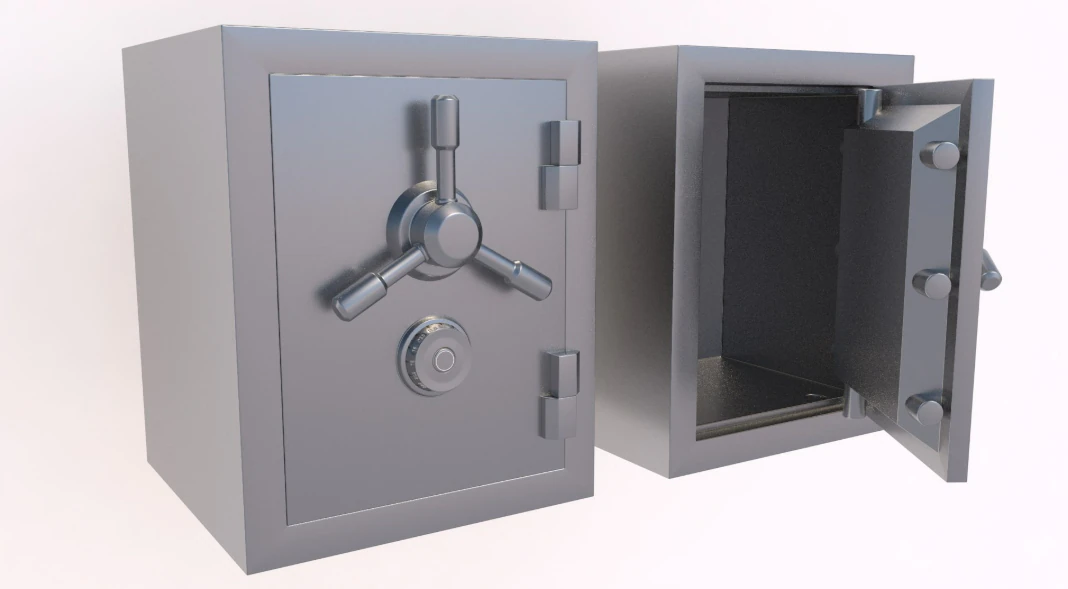 Safe 3D Model .c4d .max .obj .3ds .fbx .stl .blend 