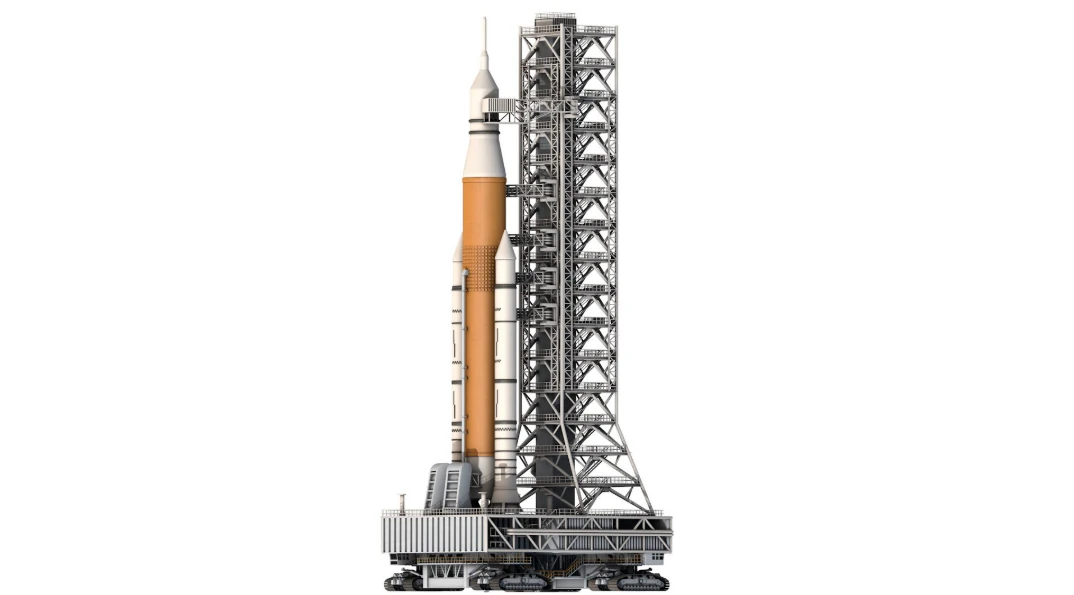 SLS Mobile Launcher Platform 3D Model .c4d .max .obj .3ds .fbx .stl .blend 