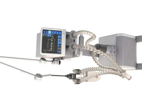 Medical Ventilator System 3D Model