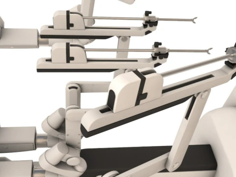 Surgical Robotic System 3D Model