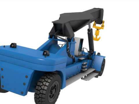 Reach Stacker Container Handler 3D Model