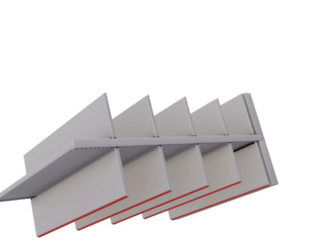 Store Double-Sided Supermarket Rack 3D Model