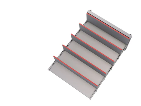 Store Double-Sided Supermarket Rack 3D Model