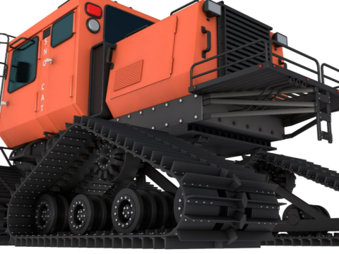 Snowcat 3D Model