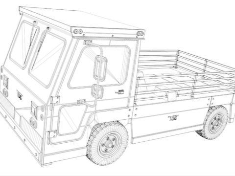 TUG Model MH 3D मॉडल