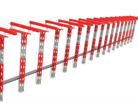 Instrument Landing System Mast Clean 3D Model