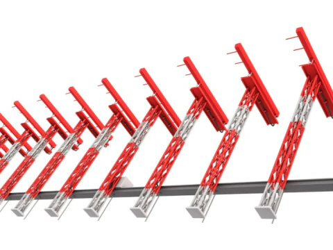 Instrument Landing System Mast Clean 3D Model