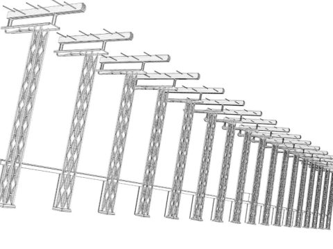 Instrument Landing System Mast Clean 3D Model