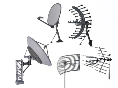 Collezione di antenne Modello 3D