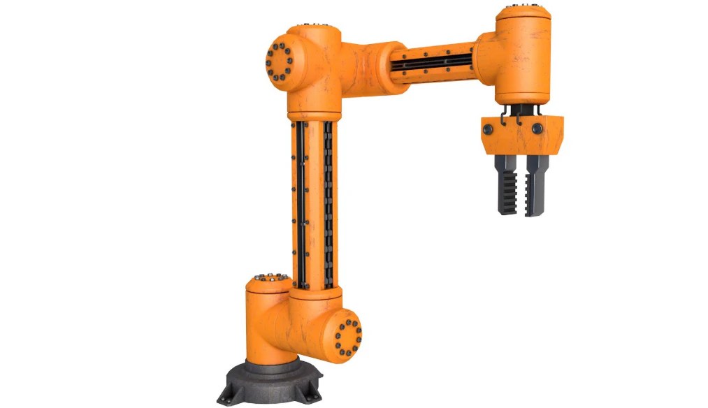 Robotic Arm 3D Model .c4d .max .obj .3ds .fbx .stl .blend 