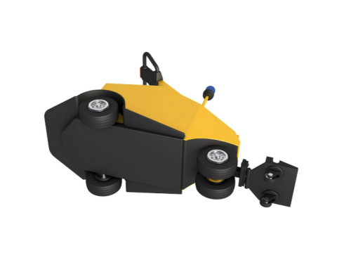 Airport Trolley Powered Tug Pusher Handle 3D Model