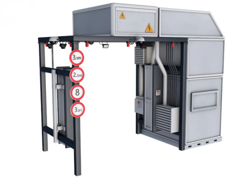 XRay 화물 스캐너 3D 모델