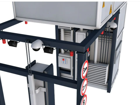 XRay Freight Scanners 3D Model
