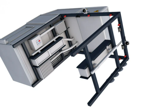 XRay Freight Scanners 3D Model