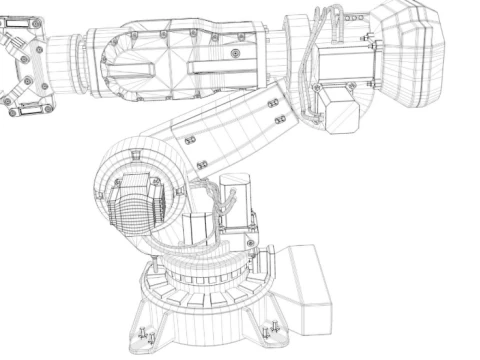 Industrial Robot Arm collection 3D Model